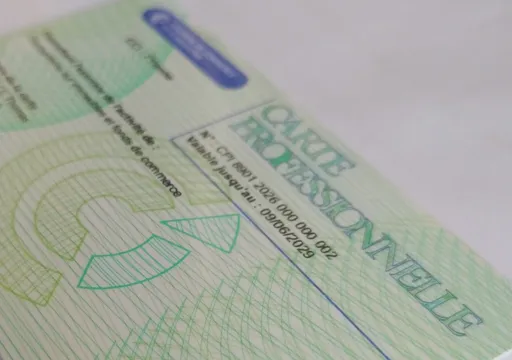 Carte professionnelle CCI - Tournaille Immobilier